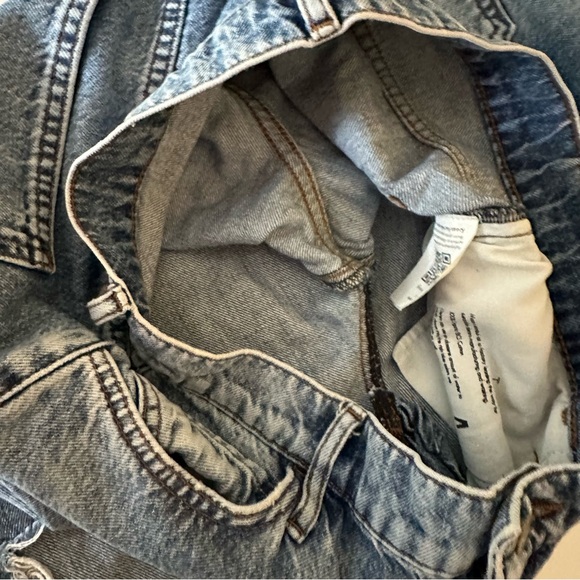 Triarchy Medium Wash Denim 100%Organic Cotton Blown Put Distressed Knee Jeans 27 - Picture 10 of 16